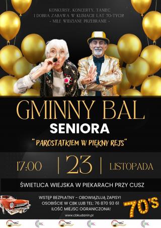 To będzie bal! Zapraszamy na Gminny Bal Seniora w Piekarach