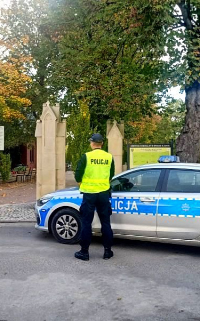 Wszystkich Świętych 2025 Fot. KPP w Środzie Śląskiej