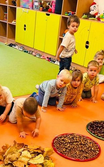 Dary jesieni w średzkim żłobku Fot. Żłobek Publiczny w Środzie Śląskiej