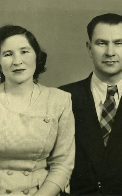Rodzina Kopaczów - od lewej Jolanta, Emila, Władysław, Wojciech