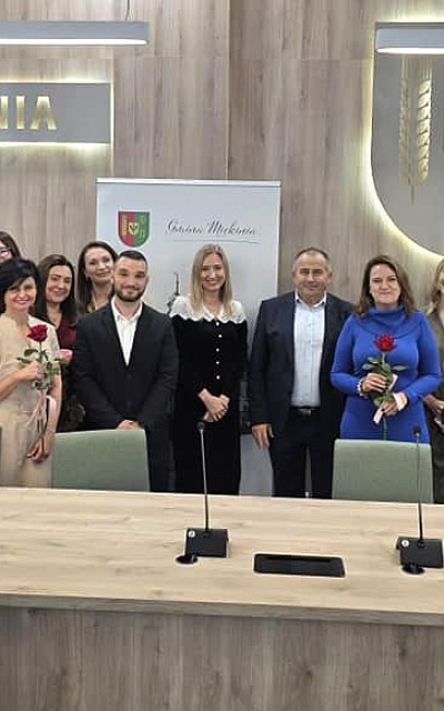 Uroczyste wręczenie aktów nadania stopnia nauczyciela mianowanego Fot. Gmina Miękinia