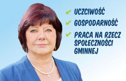 Janina Gawlik - kandydatka na wójta gminy Kostomłoty