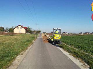 Budowa oświetlenia drogowego w gminie Miękinia
