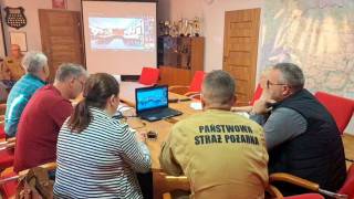Posiedzenie sztabu Powiatowego Centrum Zarządzania Kryzysowego [wideo]