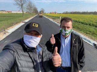 Największa inwestycja drogowa powiatu trwa w najlepsze