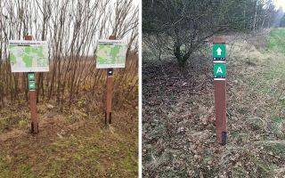 Oznakowane miękińskie trasy rowerowe