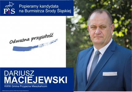 DARIUSZ MACIEJEWSKI: To należy zrobić!