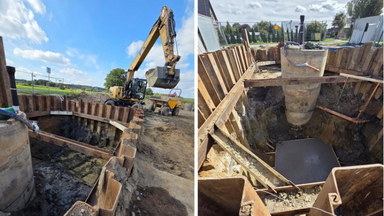 Modernizacja tłoczni ścieków w Mrozowie