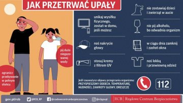 UWAGA - upały 2 stopnia! Możliwe burze z gradem