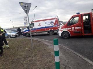 Wypadek w Kostomłotach. Poszkodowane dwie osoby
