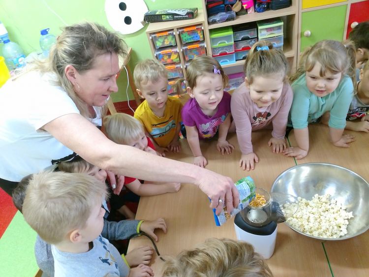 Przedszkolaki świętowały... Dzień Popcornu