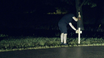 Nie daj sobie wbić krzyża! – Zatrzymaj się – Myśl – Żyj! / fot. Policja