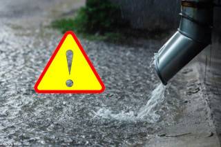 Zakaz odprowadzania wód opadowych do kanalizacji sanitarnej!