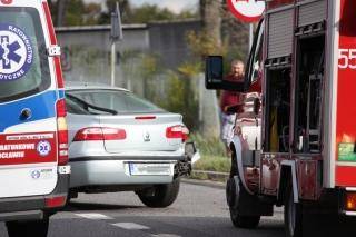 Wypadek - poszkodowane 3 kobiety