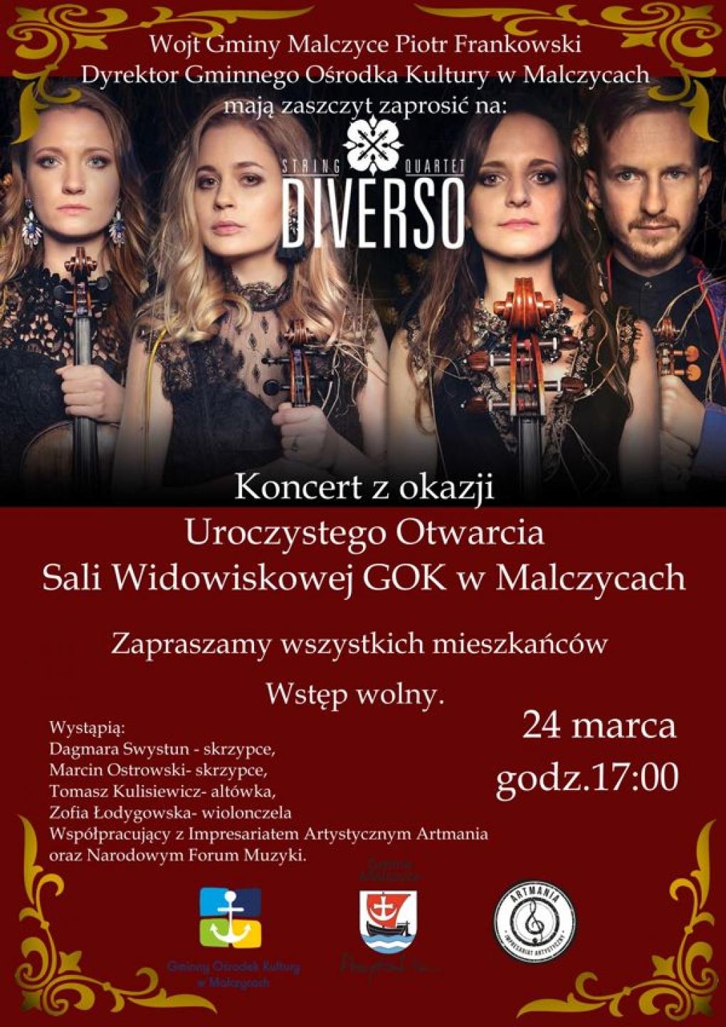 Koncert z okazji otwarcia GOK w Malczycach