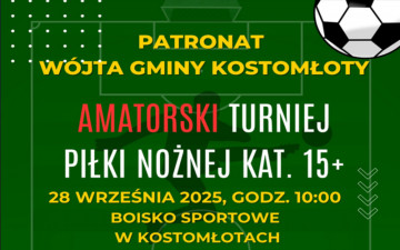Amatorski Turniej Piłki Nożnej 15+ w Kostomłotach