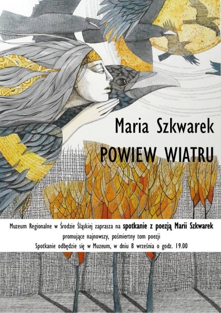 Spotkanie z poezją Marii Szkwarek