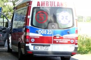 Wypadek w Ciechowie. Dwie osoby poszkodowane