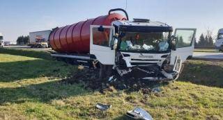 Prace remontowe i wypadek. Autostrada zablokowana!