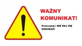 UWAGA! Oszuści!