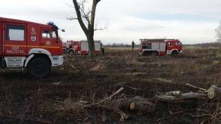 Pożar nieużytków pomiędzy Chomiążą, a Rzeczycą