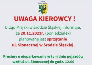 Ważny komunikat dla kierowców