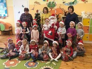 Mikołaj w przedszkolu w Ciechowie
