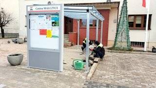 Nowa wiata przed UG Malczyce / fot. WK