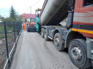 Trwa przebudowa drogi w Lusinie