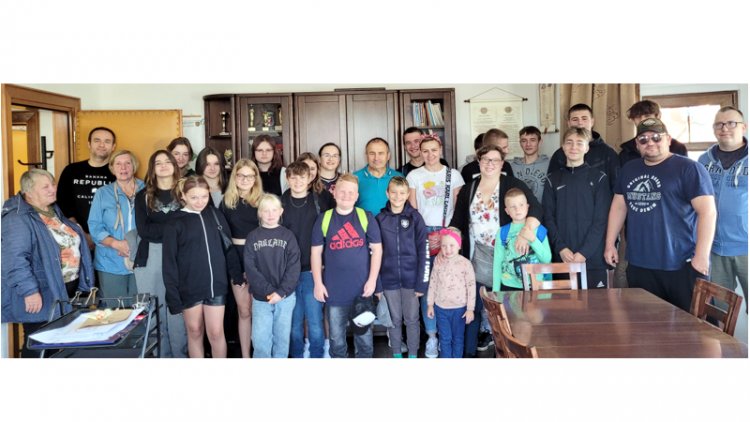 Mieszkańcy Wilkostowa z wizytą u burmistrza Miękini