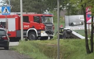 Wypadek na średzkiej obwodnicy. 3 osoby poszkodowane