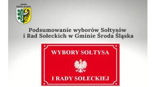 Wybory sołeckie  w Gminie Środa Śląska zakończone