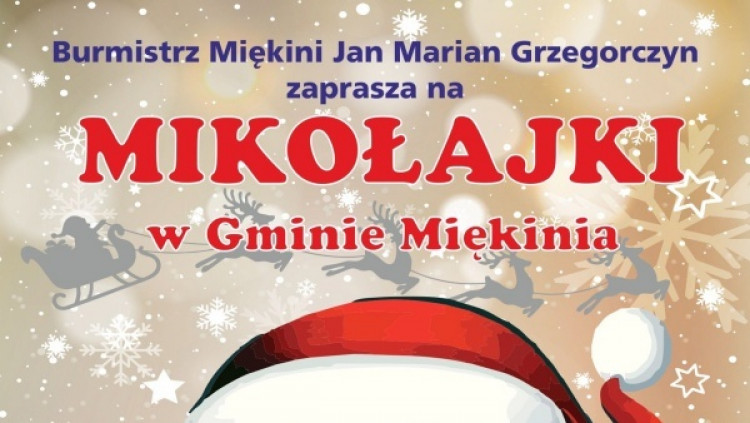 Mikołaj odwiedzi młodych mieszkańców Gminy Miękinia
