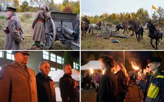 10 listopada 2023 w Miękini było widowiskowo, historycznie i patriotycznie