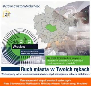 Plan Zrównoważonej Mobilności – podsumowanie I etapu konsultacji