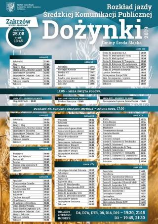 Na dożynki do Zakrzowa ze Średzką Komunikacją Publiczną