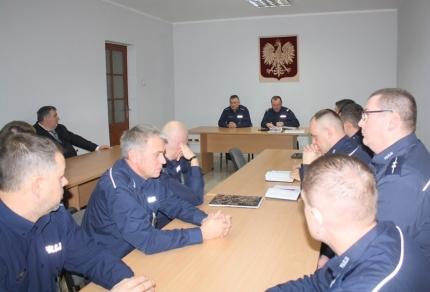 Odprawa roczna w Komendzie Powiatowej Policji w Środzie Śląskiej