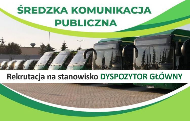 Rekrutacja kandydatów na stanowisko DYSPOZYTOR GŁÓWNY w Średzkiej Komunikacji Publicznej