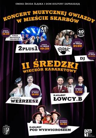 Średzki Wieczór Kabaretowy i Koncert Muzycznej Gwiazdy!