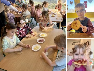 Dzień Pizzy w Przedszkolu w Szczepanowie