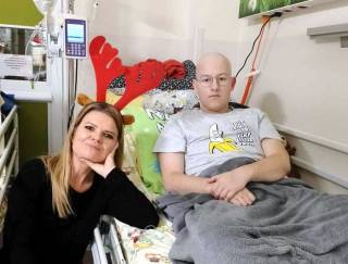 FOT. DAMIAN W WALCE Z NOWOTWOREM -LICYTACJE CHARYTATYWNE [Fb]