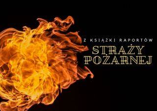 Gdzie się paliło? (z raportu straży pożarnej)