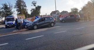 Wypadek na średzkiej obwodnicy