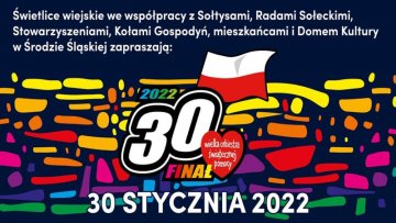 ZAGRAJCIE Z NAMI W 30. FINALE WOŚP! Sztab DK Środa Śląska i świetlice wiejskie dla WOŚP