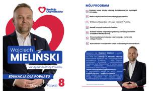 Wojciech MIELIŃSKI - kandydat do Rady Powiatu Średzkiego