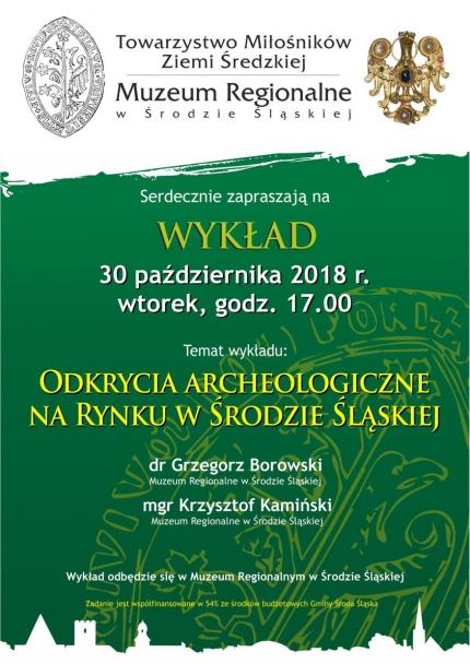 Odkrycia archeologiczne na rynku w Środzie Śląskiej