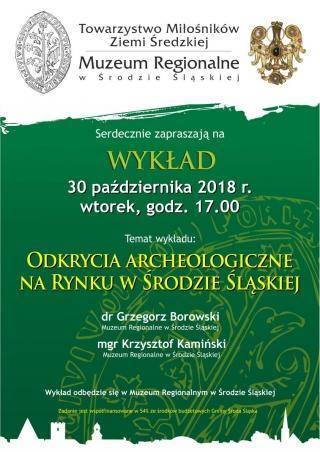 Odkrycia archeologiczne na rynku w Środzie Śląskiej