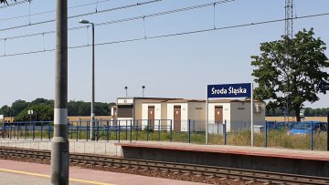 Stacja kolejowa w Środzie Śląskiej | fot. WK