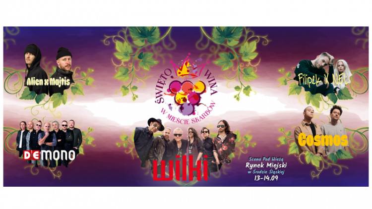 Święto Wina w Mieście Skarbów 2025 – zapraszamy na weekend pełen atrakcji w Środzie Śląskiej!