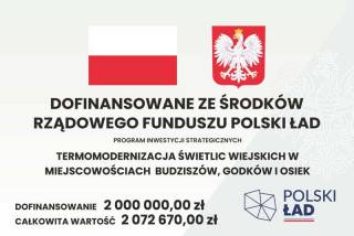 Termomodernizacja świetlic wiejskich w miejscowościach Budziszów, Godków i Osiek